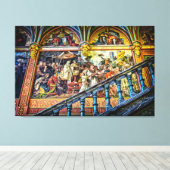 Galerie Vintage Malerei der Vorfahren Leinwanddruck (Insitu (Holzboden))