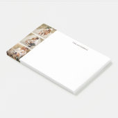 Galerie von 3 Personalisierten Fotos Post-it Klebezettel (angewinkelt)