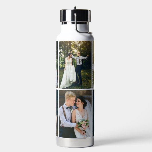 Galerie von 6 Personalisierten Fotos Trinkflasche (Links)