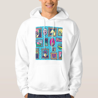 Galerie Wand: Diverse Bildersammlung Hoodie