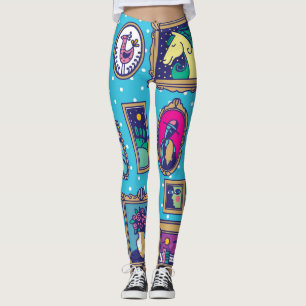 Galerie Wand: Diverse Bildersammlung Leggings
