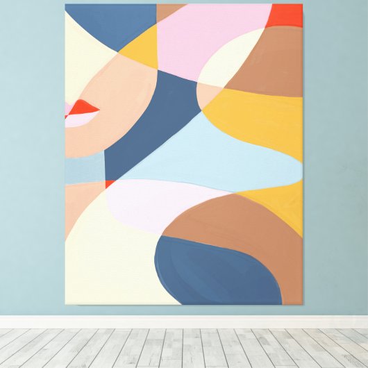 Galerie Zeitgenössische Kunst Leinwanddruck (Insitu (Holzboden))