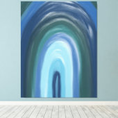 Galerie Zeitgenössische Kunst Leinwanddruck (Insitu (Holzboden))