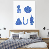 Galerie Zeitgenössische Kunst Leinwanddruck (Insitu (Schlafzimmer))