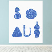 Galerie Zeitgenössische Kunst Leinwanddruck (Insitu (Holzboden))