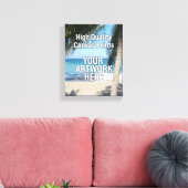 Galeriegemälde von Canvas Prints of Your Artwork Leinwanddruck (Insitu (Wohnzimmer))