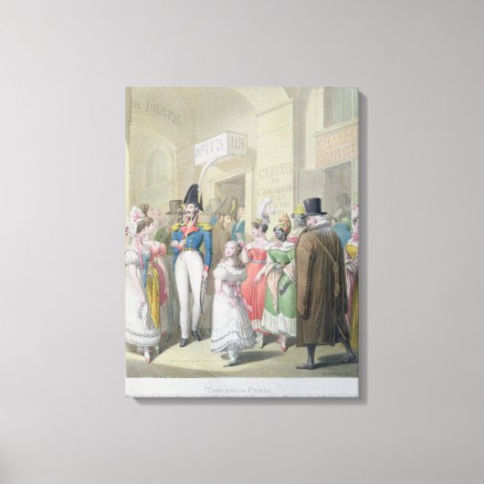 Galeries du Palais-Royal, from 'Tableau de Leinwanddruck (Vorderseite)