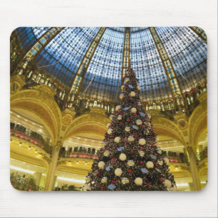 Galeries La Fayette am Weihnachten, Paris, Mousepad
