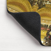 Galeries La Fayette zu Weihnachten, Paris, Frankre Mousepad (Ecke)