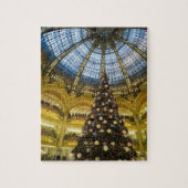 Galeries La Fayette zu Weihnachten, Paris, Frankre Puzzle (Vertikal)