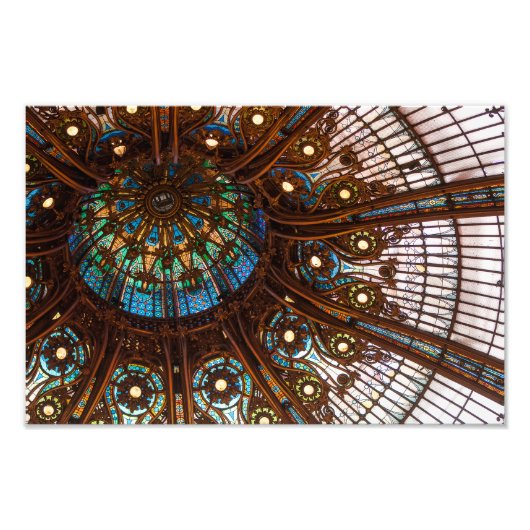 Galeries Lafayette Festglas Fotodruck (Vorne)
