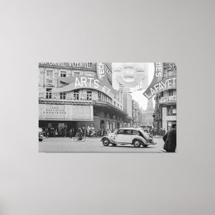 Galeries Lafayette Paris Haussmann 1940 Fotograf Leinwanddruck