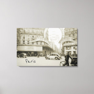 Galeries Lafayette Paris Haussmann 1940 Fotograf Leinwanddruck