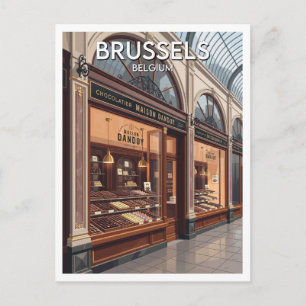 Galeries Royales Saint-Hubert Brüssel Belgien Postkarte