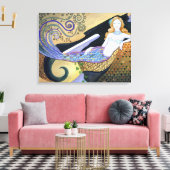 Galerieumrissene Canvas Print Leinwanddruck (Insitu (Wohnzimmer))