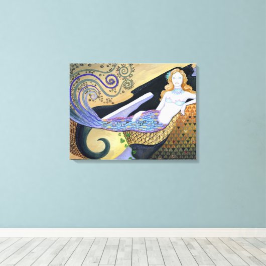 Galerieumrissene Canvas Print Leinwanddruck (Insitu (Holzboden))