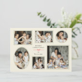 Galeriewand-Feiertagskarte Einladung (Stehend Vorderseite)