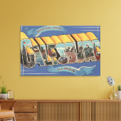 Galesburg, Illinois - Große Briefszenen Leinwanddruck (Insitu (Wohnzimmer))