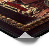 GALGANO/RECHTEN DES SCHWERTES IM FELSTER POSTER (Ecke)