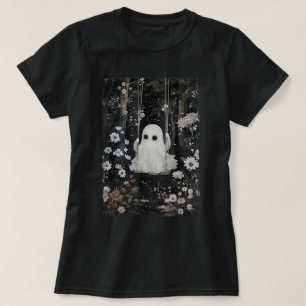 Galgenkern Ghost Swing Blumenästhetisches Hallowee T-Shirt