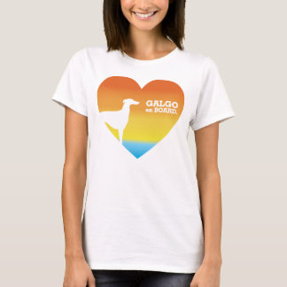Galgo an Bord des Sommers T-Shirt