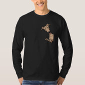 Galgo Espanol Hund mit dem Fahrrad T-Shirt (Vorderseite)