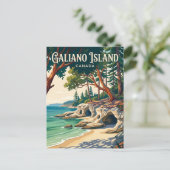 Galiano-Insel Kanada Postkarte (Stehend Vorderseite)