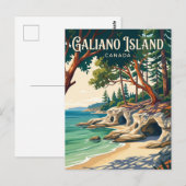 Galiano-Insel Kanada Postkarte (Vorne/Hinten)