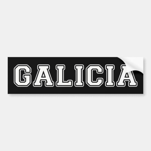 Galicia Autoaufkleber (Vorne)