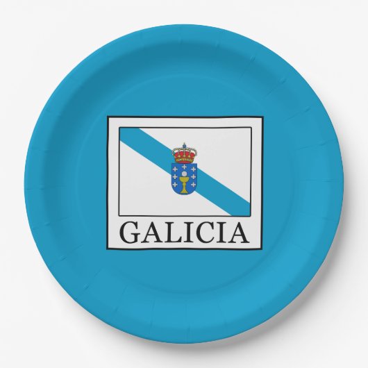 Galicia Pappteller (Vorderseite)