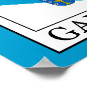 Galicia Poster (Ecke)