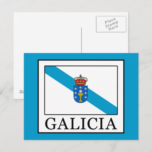 Galicia Postkarte (Vorne/Hinten)