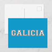 Galicia Postkarte (Vorne/Hinten)