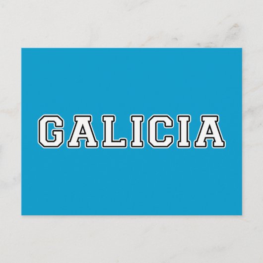 Galicia Postkarte (Vorderseite)