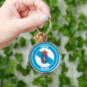 Galicia Round Emblem Schlüsselanhänger (Hand)
