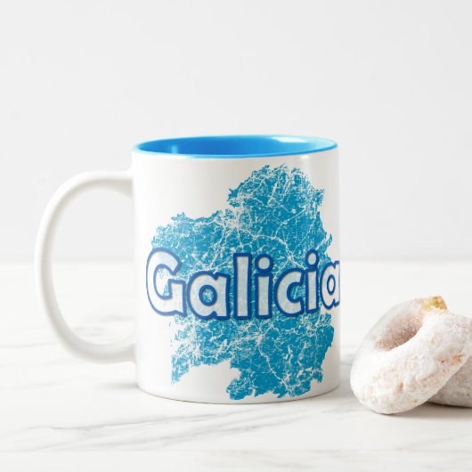 Galicia Zweifarbige Tasse (Mit Donut)
