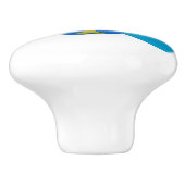 Galicien-Keramik Pull Keramikknauf (Seitenansicht)