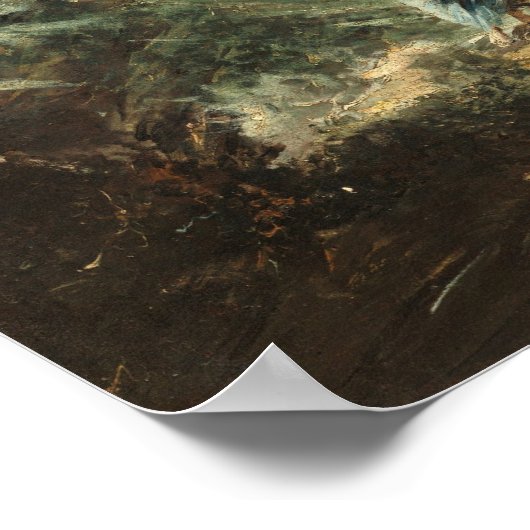 Galiläa - A. Magnasco Kunstgedicht Poster (Ecke)