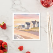 Galiläa am Meer | Wasserfarben Rhode Island Strand Serviette (Beispiel)