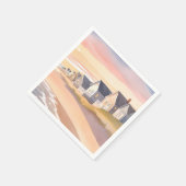 Galiläa am Meer | Wasserfarben Rhode Island Strand Serviette (Ecke)