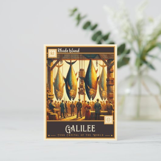 Galiläa, Insel Rhode | VINTAG Postkarte (Stehend Vorderseite)