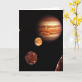 Galiläische Satelliten Jupiters die NASA Karte (Gelbe Blume)