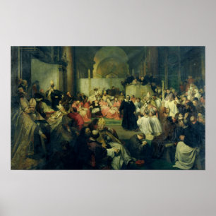 Galilei vor dem Rat, 1861 Poster
