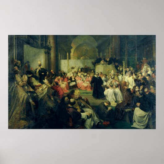 Galilei vor dem Rat, 1861 Poster (Vorne)