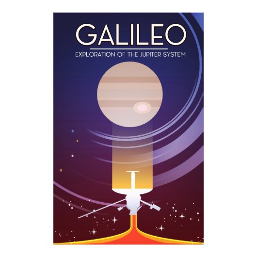 Galileo - Erforschung des Jupiter-Systems Fotodruck (Vorne)