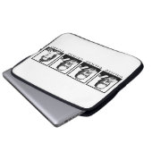 Galileo Figaro BW Laptopschutzhülle (Vorne Knopf)