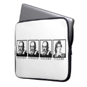 Galileo Figaro BW Laptopschutzhülle (Vorderseite Links)
