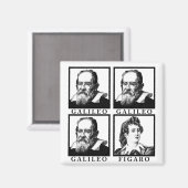 Galileo Figaro BW Magnet (Vorderseite/Rückseite)