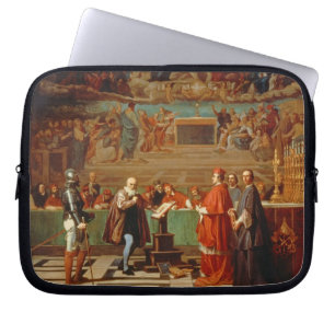 Galileo Galilei (1564-1642) vor Mitgliedern von Laptopschutzhülle