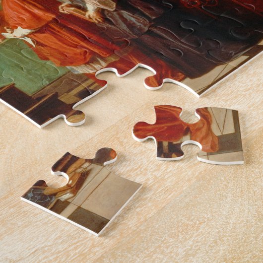 Galileo Galilei (1564-1642) vor Mitgliedern von Puzzle (Seite)